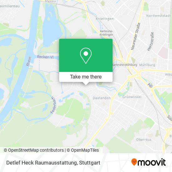 Карта Detlef Heck Raumausstattung