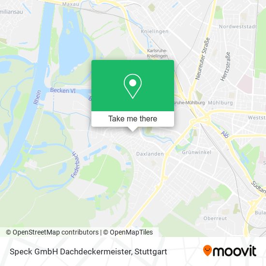 Speck GmbH Dachdeckermeister map