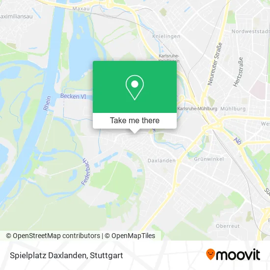 Карта Spielplatz Daxlanden