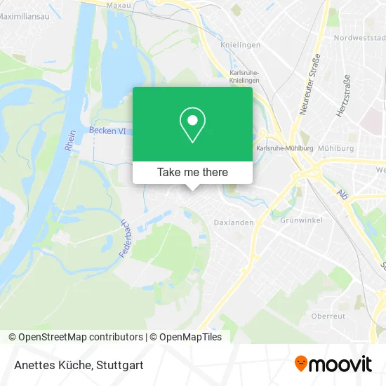Карта Anettes Küche