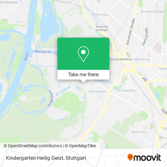 Kindergarten Heilig Geist map