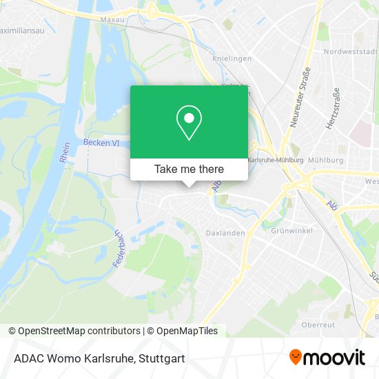 Карта ADAC Womo Karlsruhe