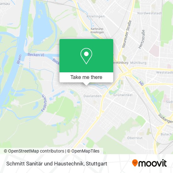 Schmitt Sanitär und Haustechnik map