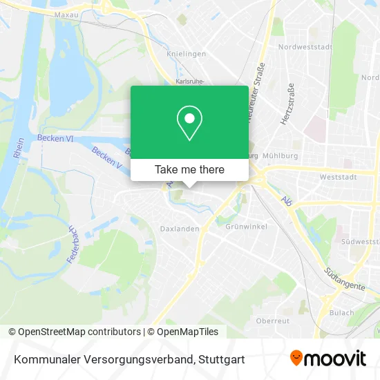 Карта Kommunaler Versorgungsverband