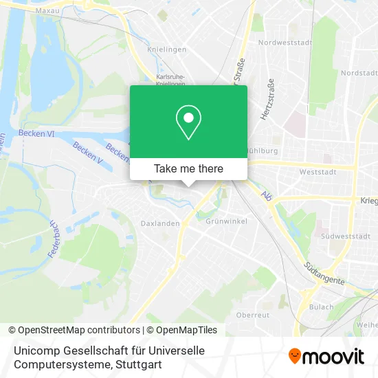 Карта Unicomp Gesellschaft für Universelle Computersysteme