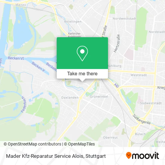 Карта Mader Kfz-Reparatur Service Alois