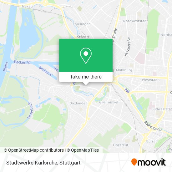 Карта Stadtwerke Karlsruhe