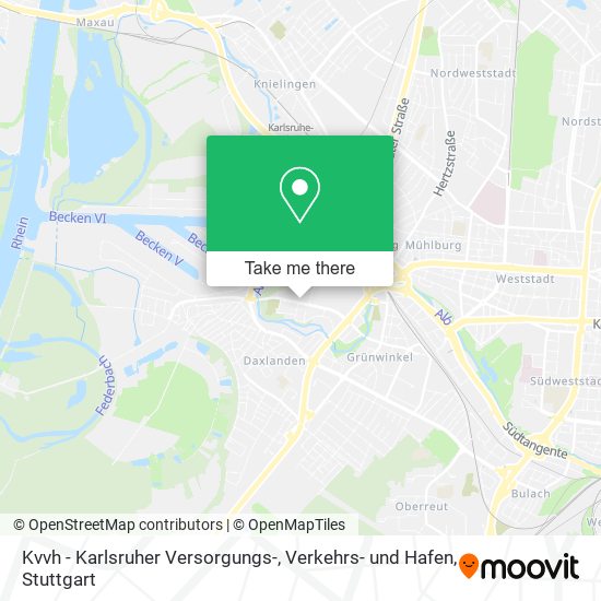 Kvvh - Karlsruher Versorgungs-, Verkehrs- und Hafen map