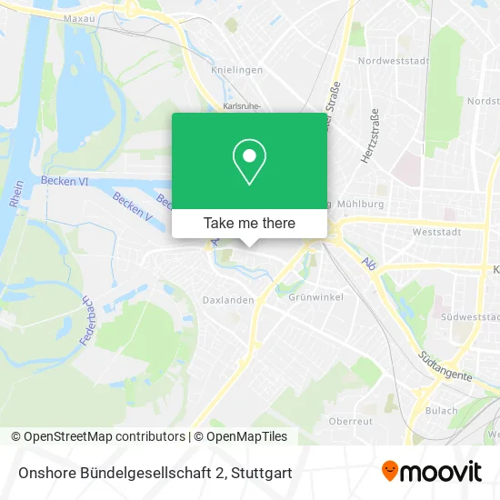 Карта Onshore Bündelgesellschaft 2