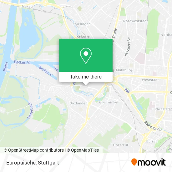 Карта Europäische