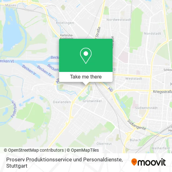 Карта Proserv Produktionsservice und Personaldienste