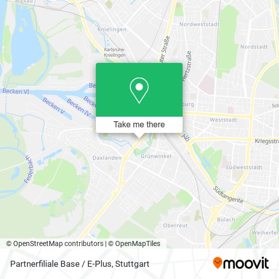 Partnerfiliale Base / E-Plus map