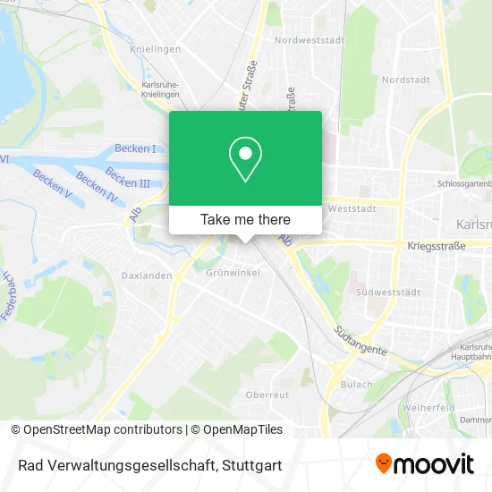 Карта Rad Verwaltungsgesellschaft
