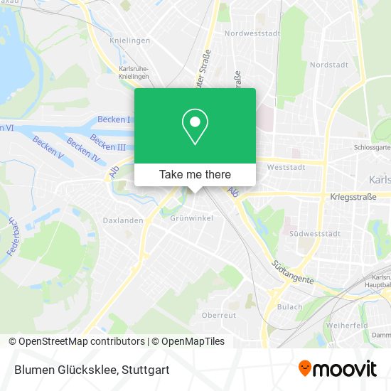 Blumen Glücksklee map