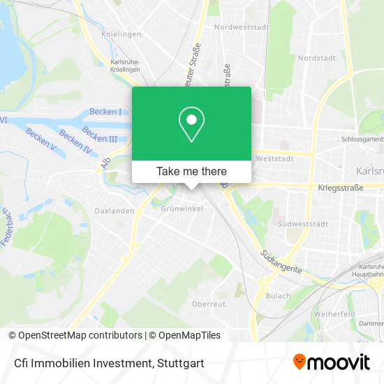 Карта Cfi Immobilien Investment