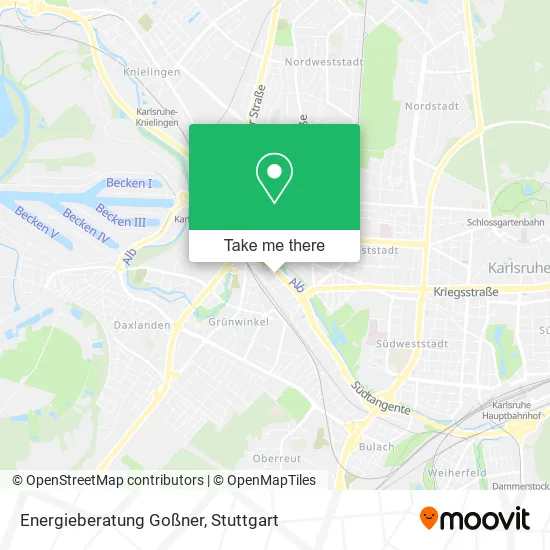 Карта Energieberatung Goßner