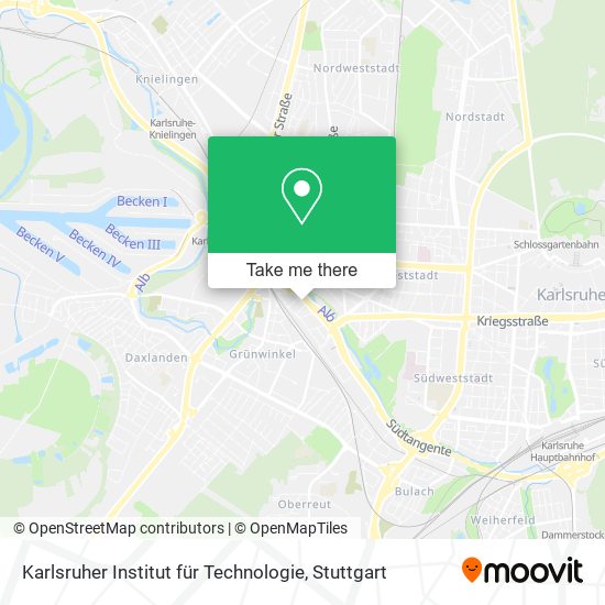 Карта Karlsruher Institut für Technologie