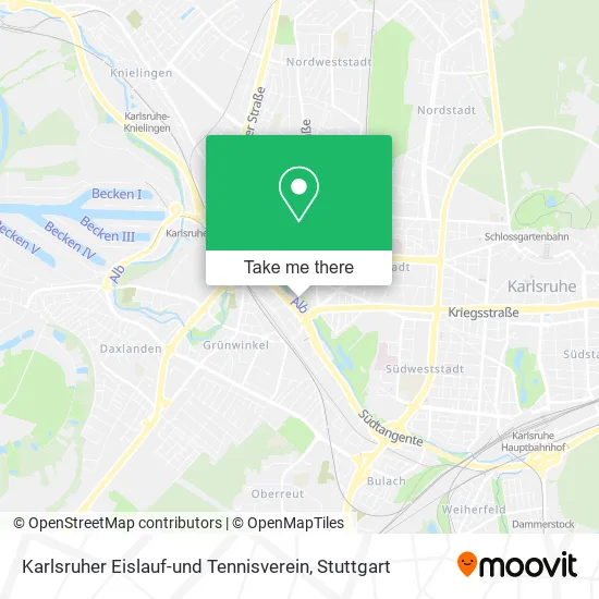 Карта Karlsruher Eislauf-und Tennisverein
