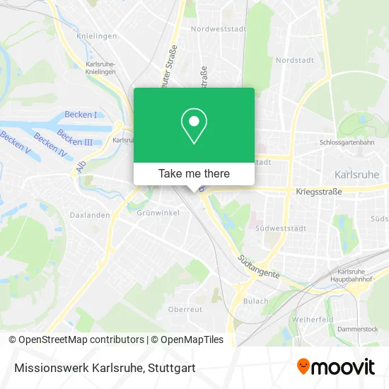 Карта Missionswerk Karlsruhe
