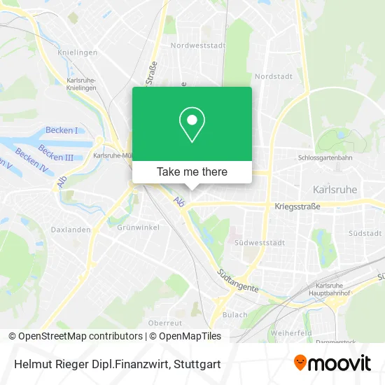 Карта Helmut Rieger Dipl.Finanzwirt