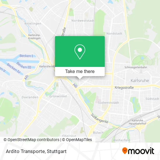 Карта Ardito Transporte