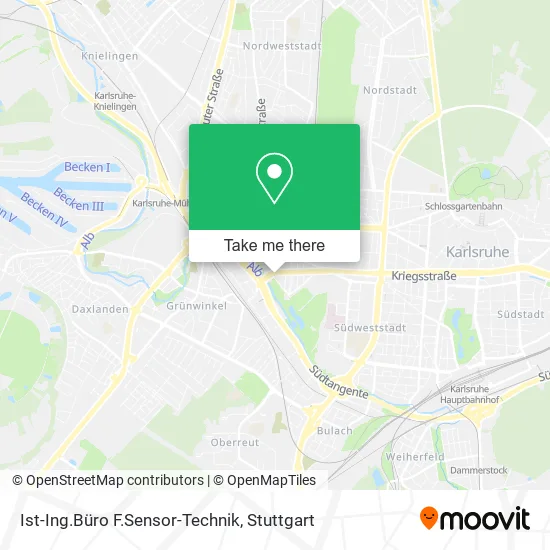 Карта Ist-Ing.Büro F.Sensor-Technik