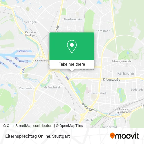 Карта Elternsprechtag Online