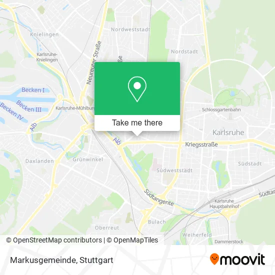 Карта Markusgemeinde