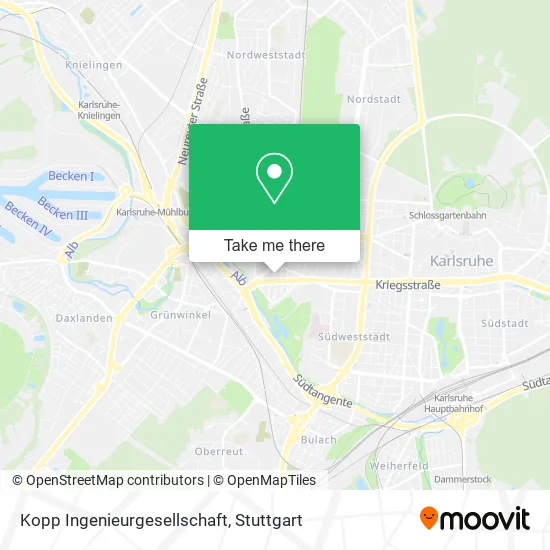 Карта Kopp Ingenieurgesellschaft