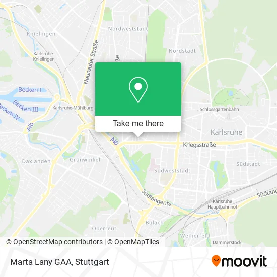 Карта Marta Lany GAA