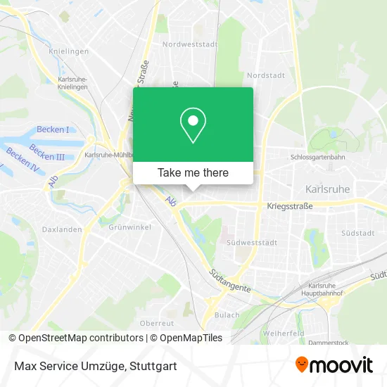 Карта Max Service Umzüge