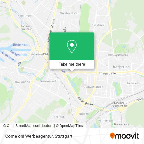 Карта Come on! Werbeagentur