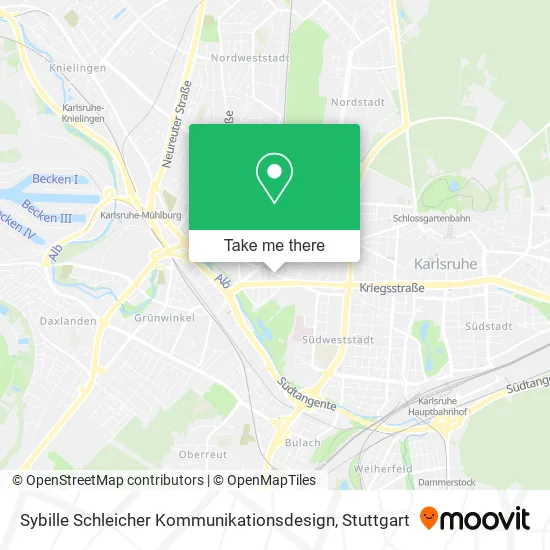 Карта Sybille Schleicher Kommunikationsdesign