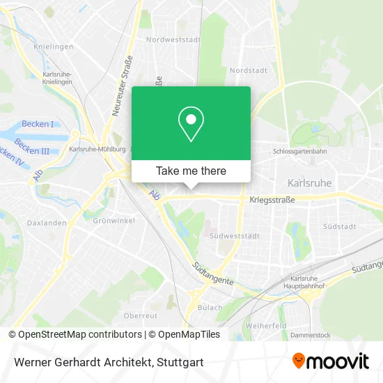 Карта Werner Gerhardt Architekt