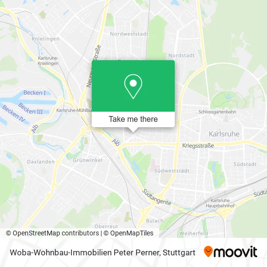 Карта Woba-Wohnbau-Immobilien Peter Perner