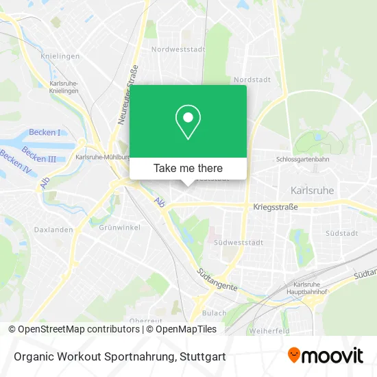 Карта Organic Workout Sportnahrung