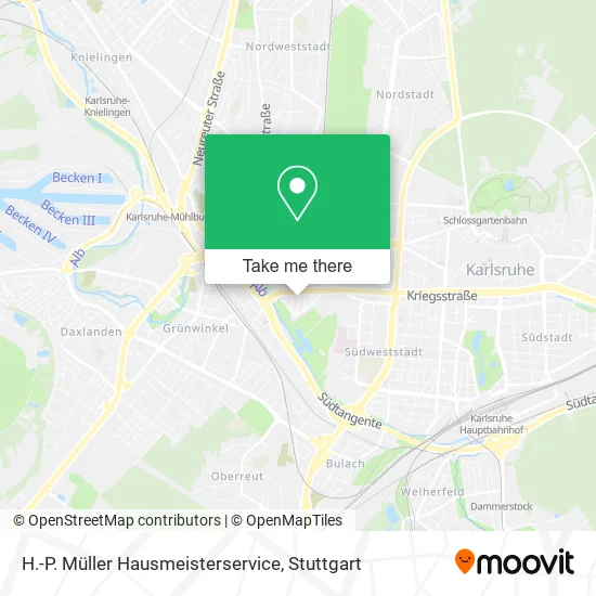 Карта H.-P. Müller Hausmeisterservice