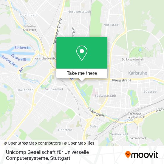 Unicomp Gesellschaft für Universelle Computersysteme map