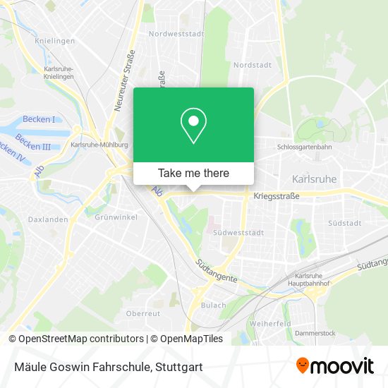 Карта Mäule Goswin Fahrschule