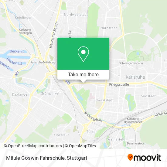 Карта Mäule Goswin Fahrschule