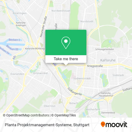 Карта Planta Projektmanagement-Systeme