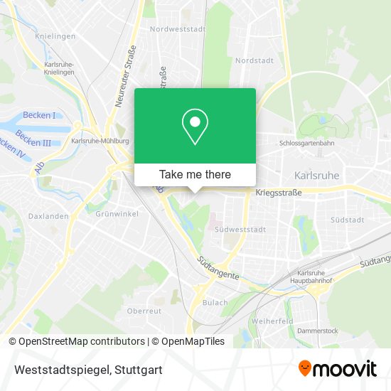 Weststadtspiegel map