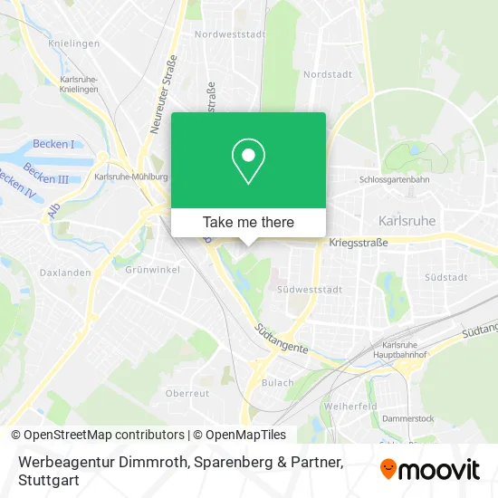 Карта Werbeagentur Dimmroth, Sparenberg & Partner