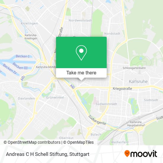 Andreas C H Schell Stiftung map