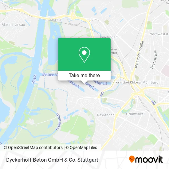 Карта Dyckerhoff Beton GmbH & Co