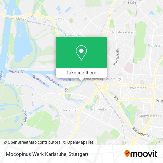 Mocopinus Werk Karlsruhe map