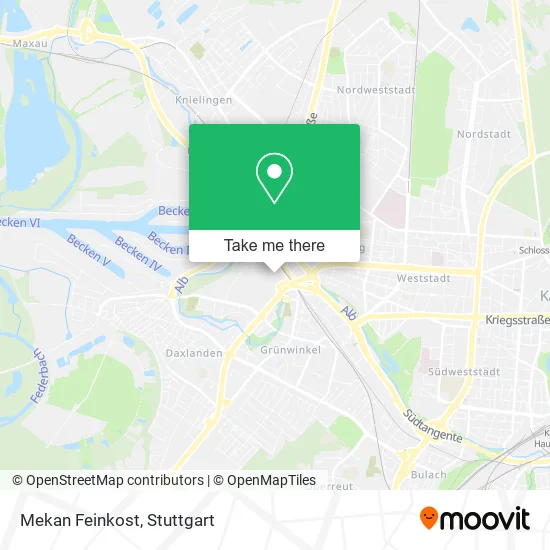 Карта Mekan Feinkost