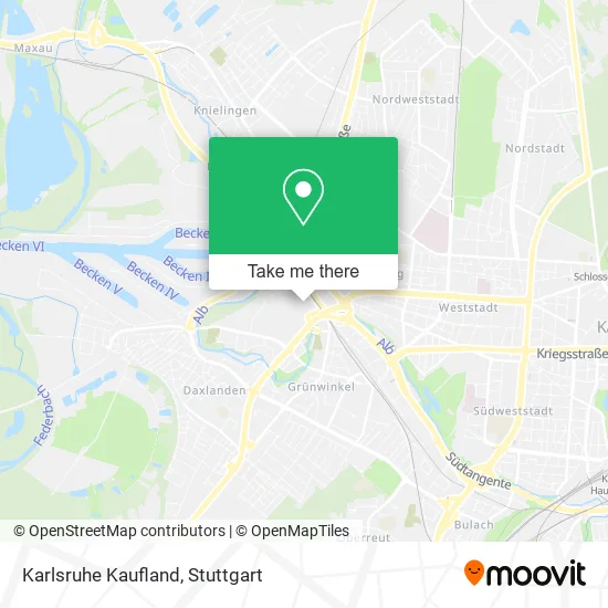 Карта Karlsruhe Kaufland