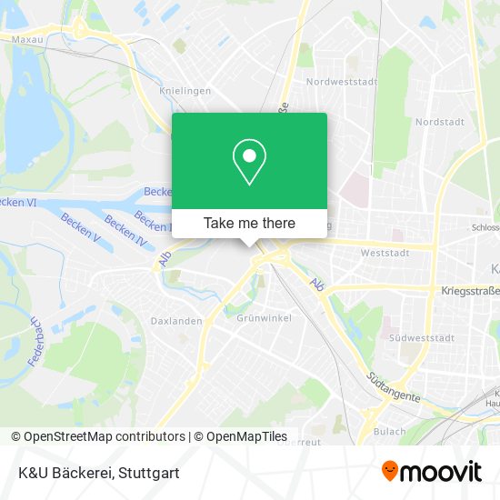 Карта K&U Bäckerei
