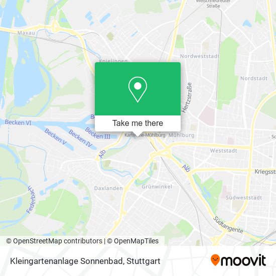 Kleingartenanlage Sonnenbad map